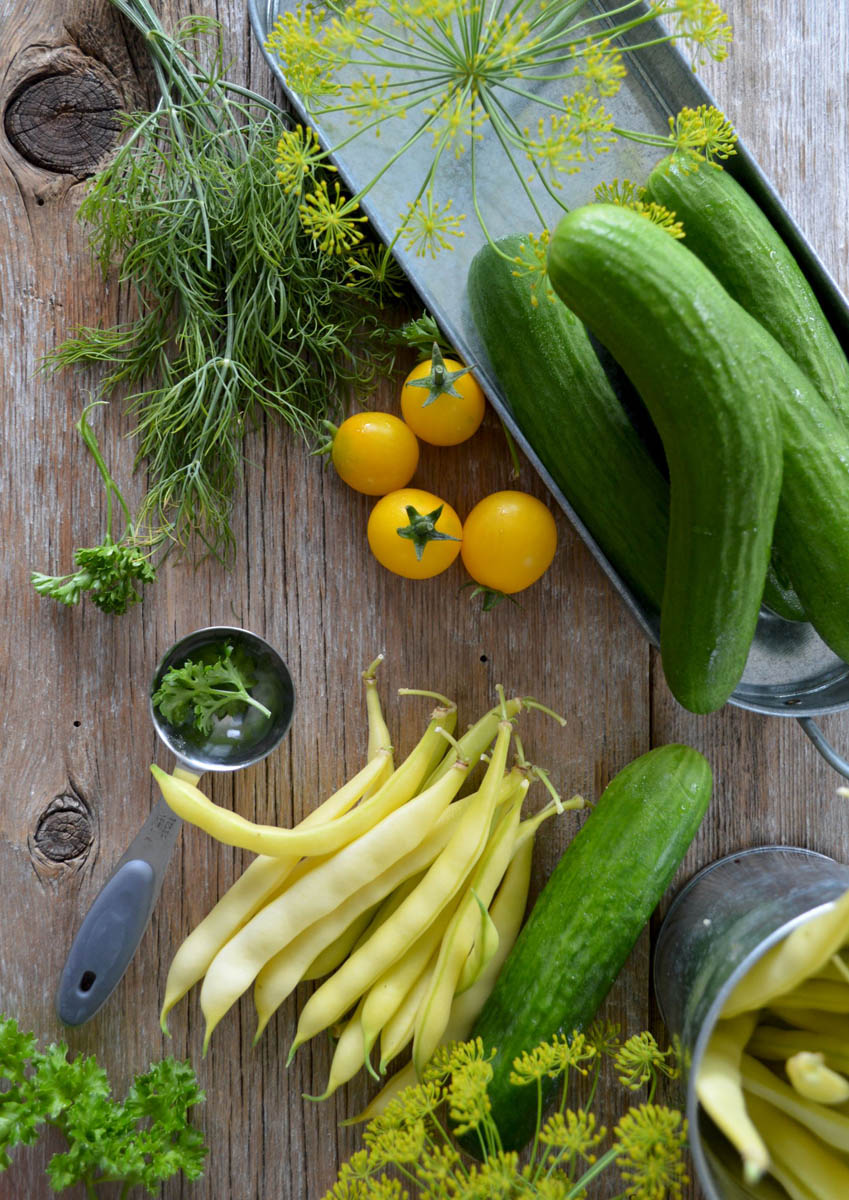 Vegetables on Wooden Surface.