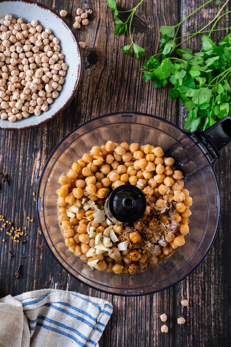 Hummus Ingredients.