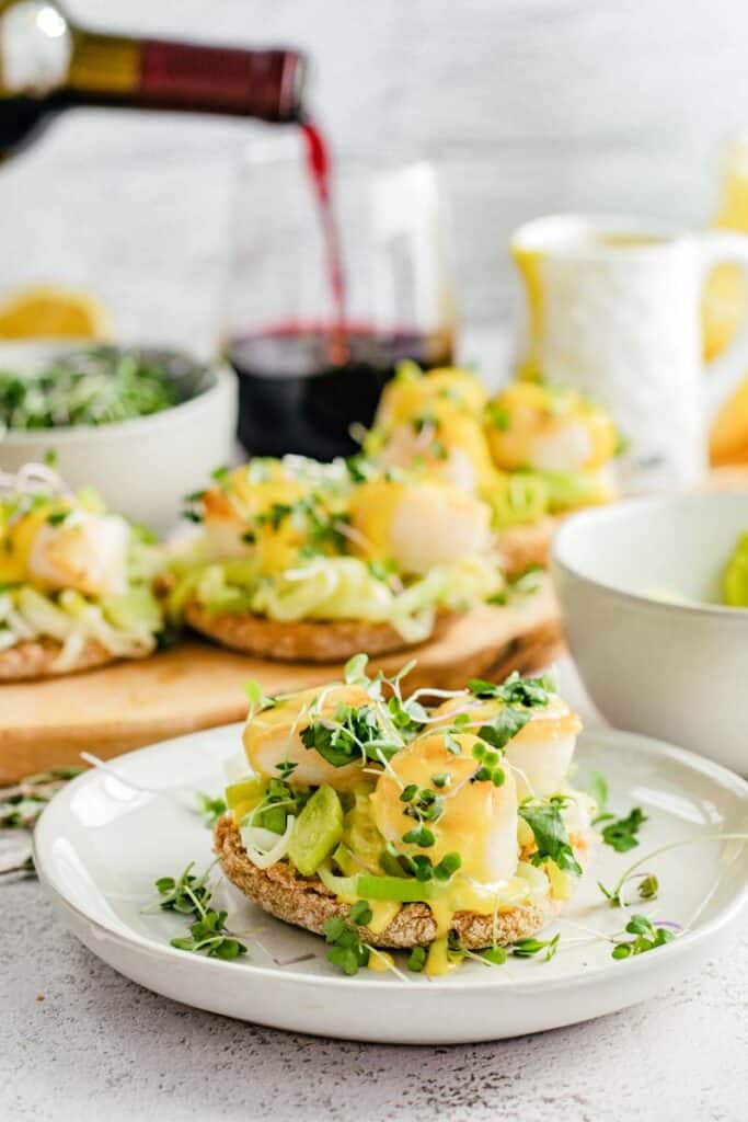 Scallops Benedict