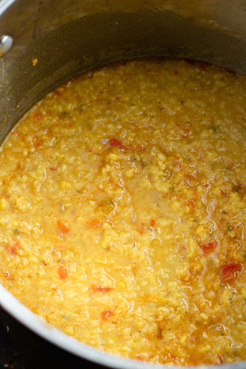 moong dal in pot