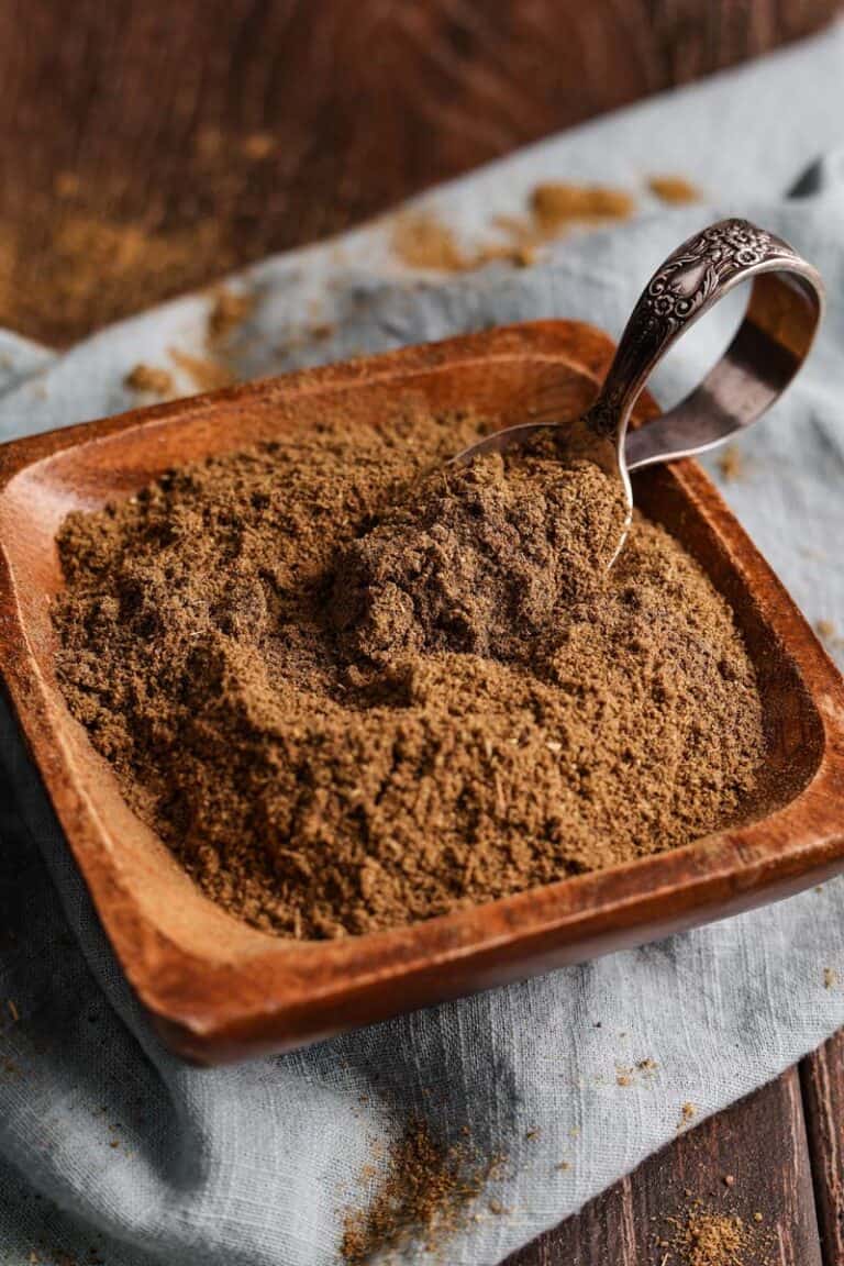 garam masala powder in a dish