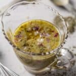champagne vinaigrette in a bowl